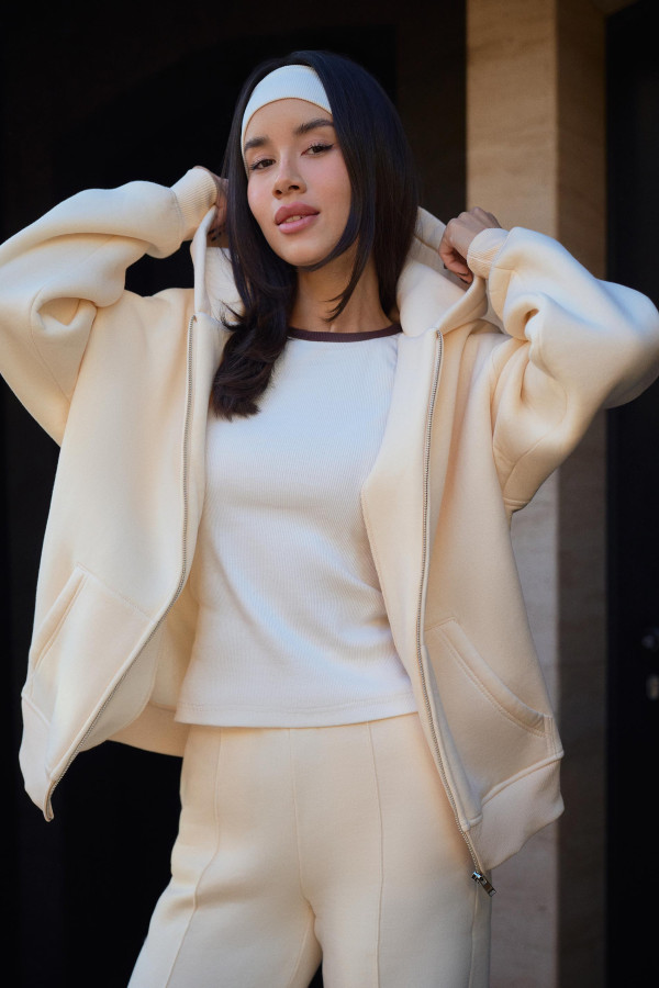 Базове zip-hoodie з флісу - 2